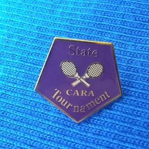 State (Tennis) Cara Tournament Pin